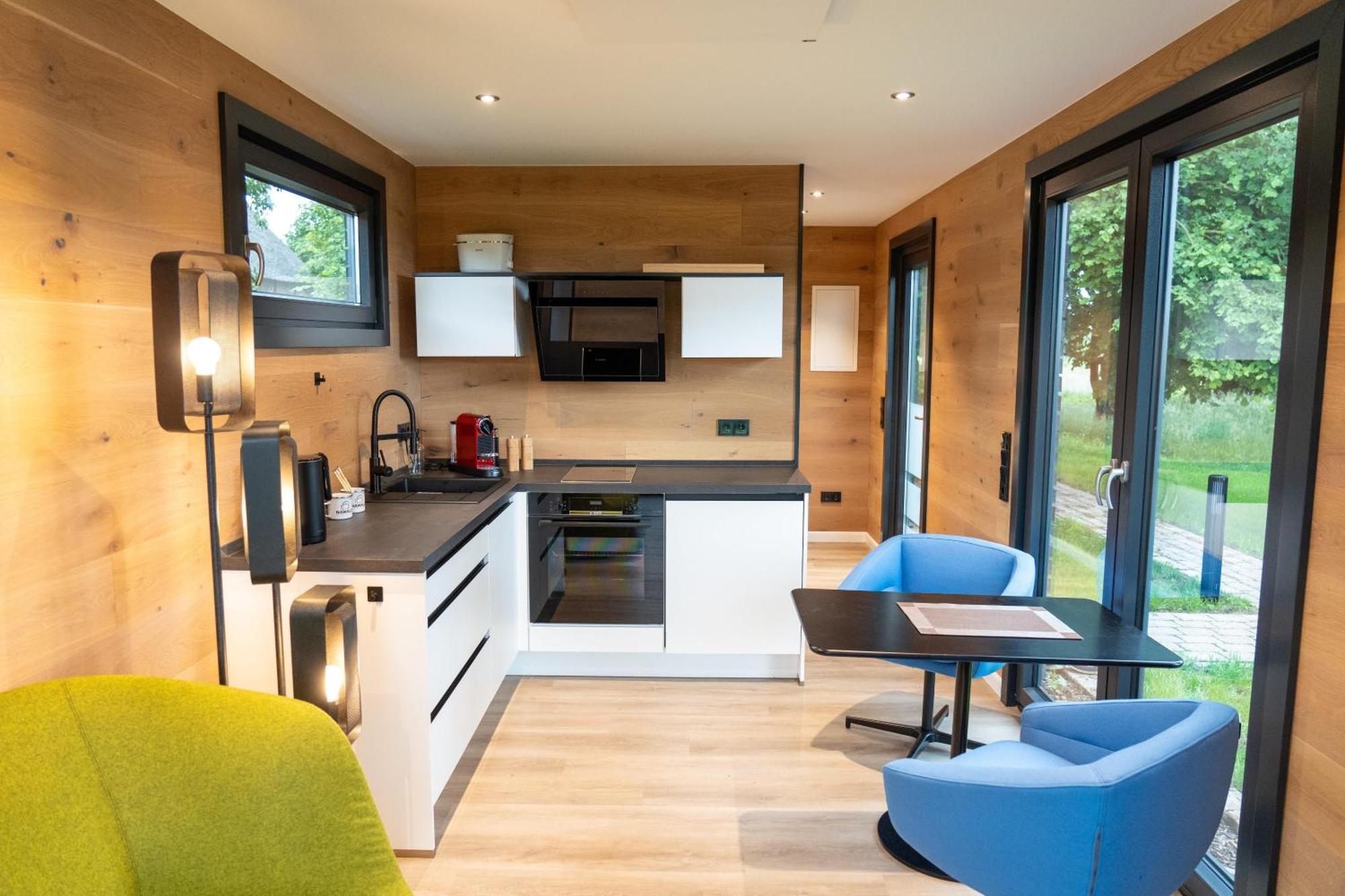 Вилла Hofgut Bockelkathen Tiny Haus 9 Luedersburg Экстерьер фото