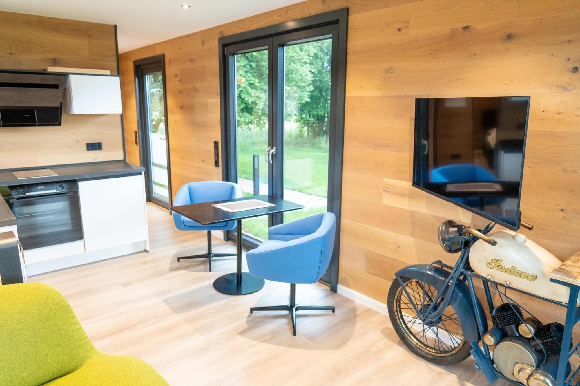 Вилла Hofgut Bockelkathen Tiny Haus 9 Luedersburg Экстерьер фото